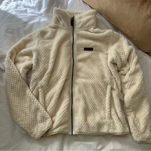 Columbia Faux Fur White Jacket